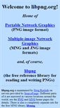 Mobile Screenshot of libpng.org